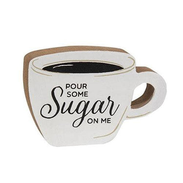 Pour Some Sugar On Me Chunky Coffee Cup Sitter - The Fox Decor